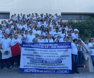 Protestan en Hermosillo contra Reforma Judicial