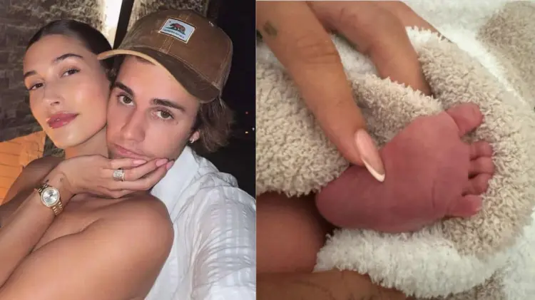 El cantante subió una foto a Instagram sobre el nacimiento de su bebé. (Instagram/@justinbieber)