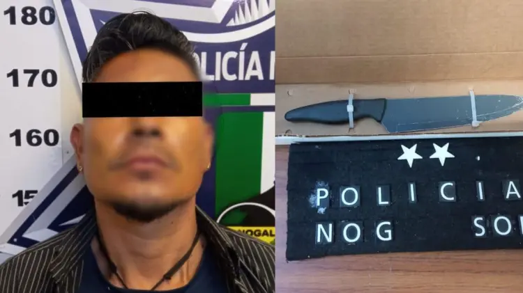 Marco Antonio de 42 años de edad portaba un cuchillo en el hospital. (Fotos: Cortesía)