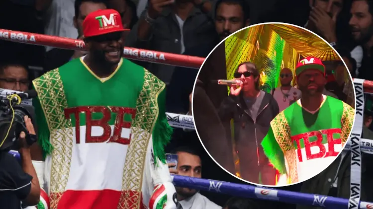 El Nata acompañó al Money en su caminata al ring en la Arena CDMX. (Foto: El Universal/EXPRESO)