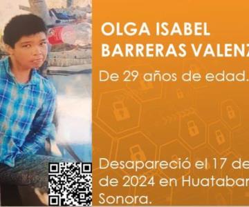 Activan Protocolo Alba para localizar a Olga Isabel, mujer desaparecida