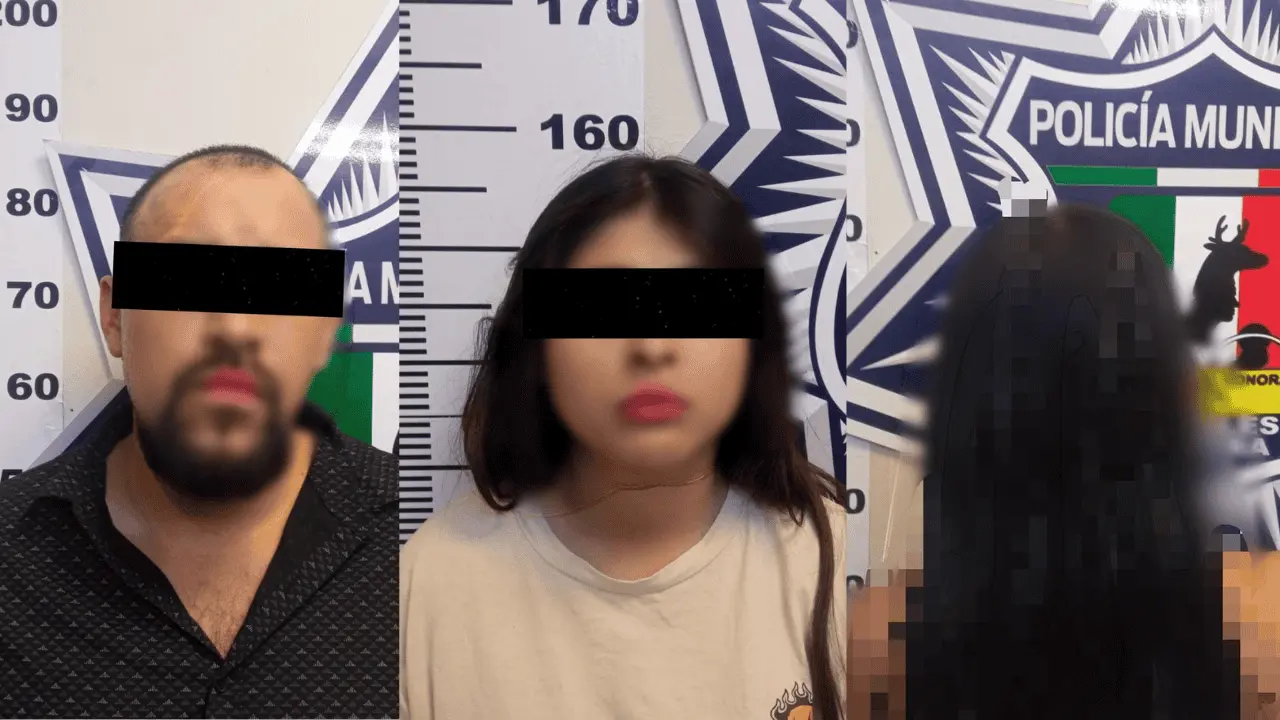 Detienen a dos personas por corrupción de menores y posesión de narcótico