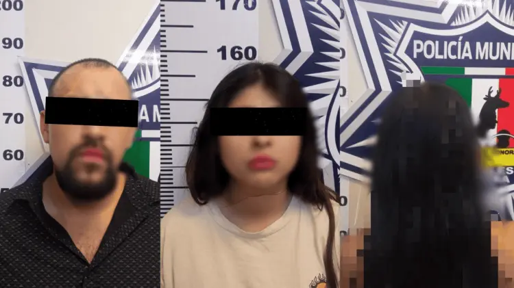 El hombre de 37 años, la joven de 18 y la menor quedaron a disposición del CAT. (Especial / EXPRESO)