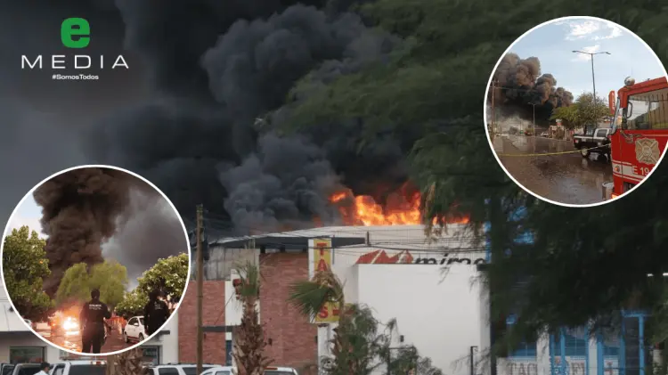 El incendio habría iniciado por la caída de un rayo. (Foto: Jesús Ballesteros/Ramón Munguía/EXPRESO)
