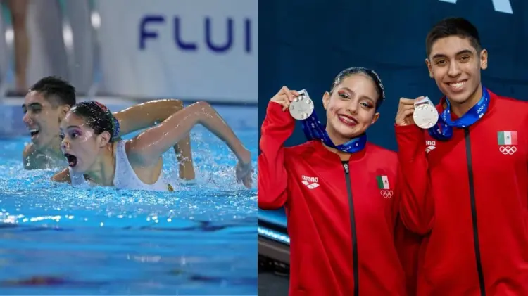 Camila Argumedo y Diego Villalobos fueron los atletas ganadores de la medalla. (Foto: @COM_Mexico)