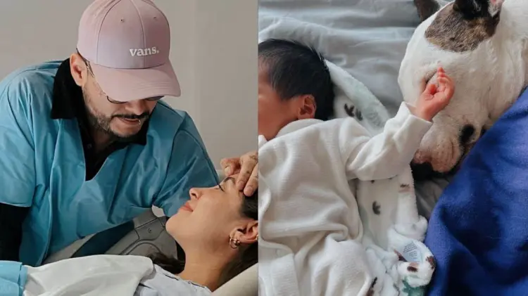 En Instagram compartieron detalles del nacimiento del bebé. (FOTOS: ESPECIAL/EXPRESO)