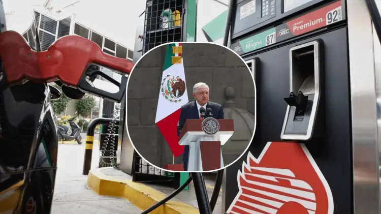 La gasolina Magna pasó de 19.41 pesos en 2018 a 23.91 pesos en julio de 2024. (Foto: El Universal)