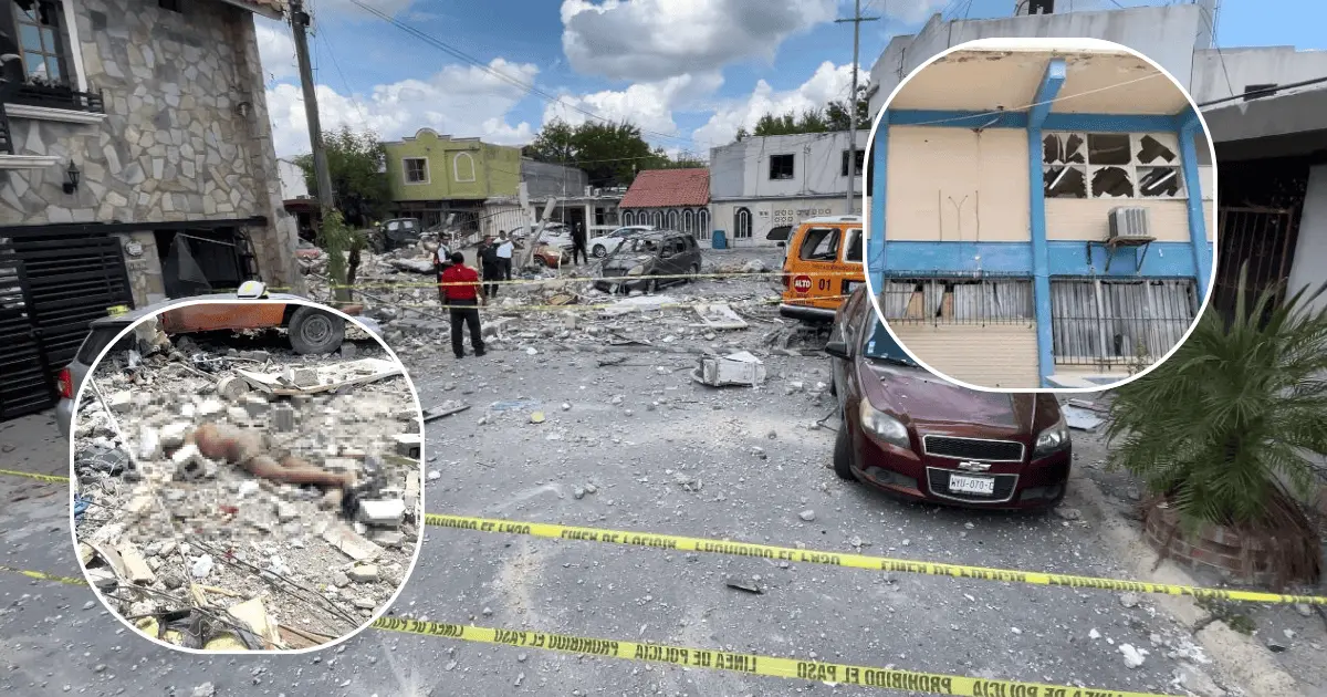 Explosión aledaña a una secundaria de Reynosa deja dos personas sin vida