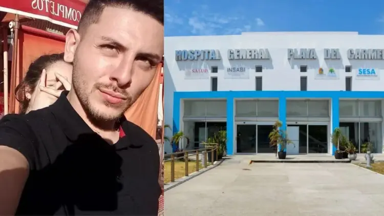 Santiago Molina permaneció 21 días en el Hospital General de Playa del Carmen. (Foto: Especial)
