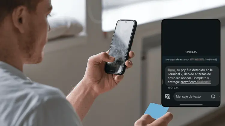 Mediante SMS se busca engañar a los usuarios de celular para obtener su información bancaria.