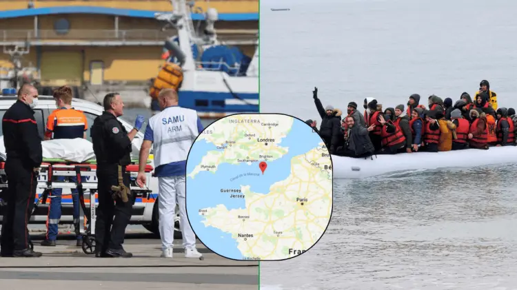 El naufragio ocurrió en las costas de Francia rumbo a Reino Unido. (Fotos: Cortesía)