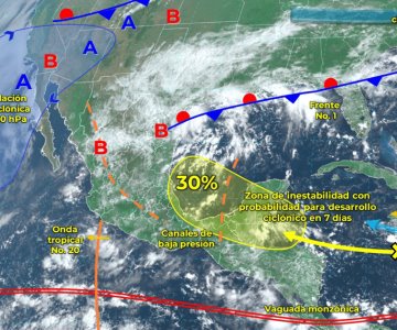 Llega el primer frente frío de la temporada a México