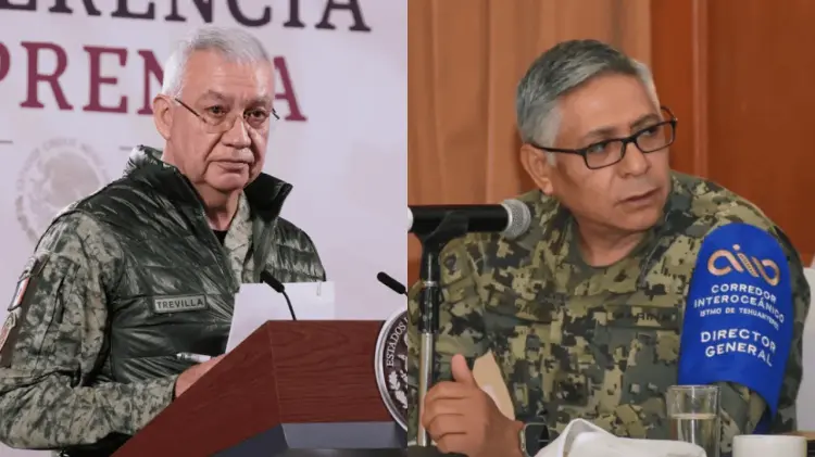 Ricardo Trevilla y Raymundo Morales estarán al frente de la Sedena y la Semar. (Especial / EXPRESO)