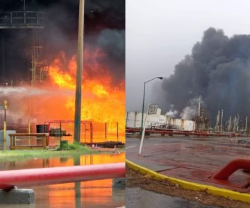 Refinería Pemex en Salina Cruz presenta fuerte incendio