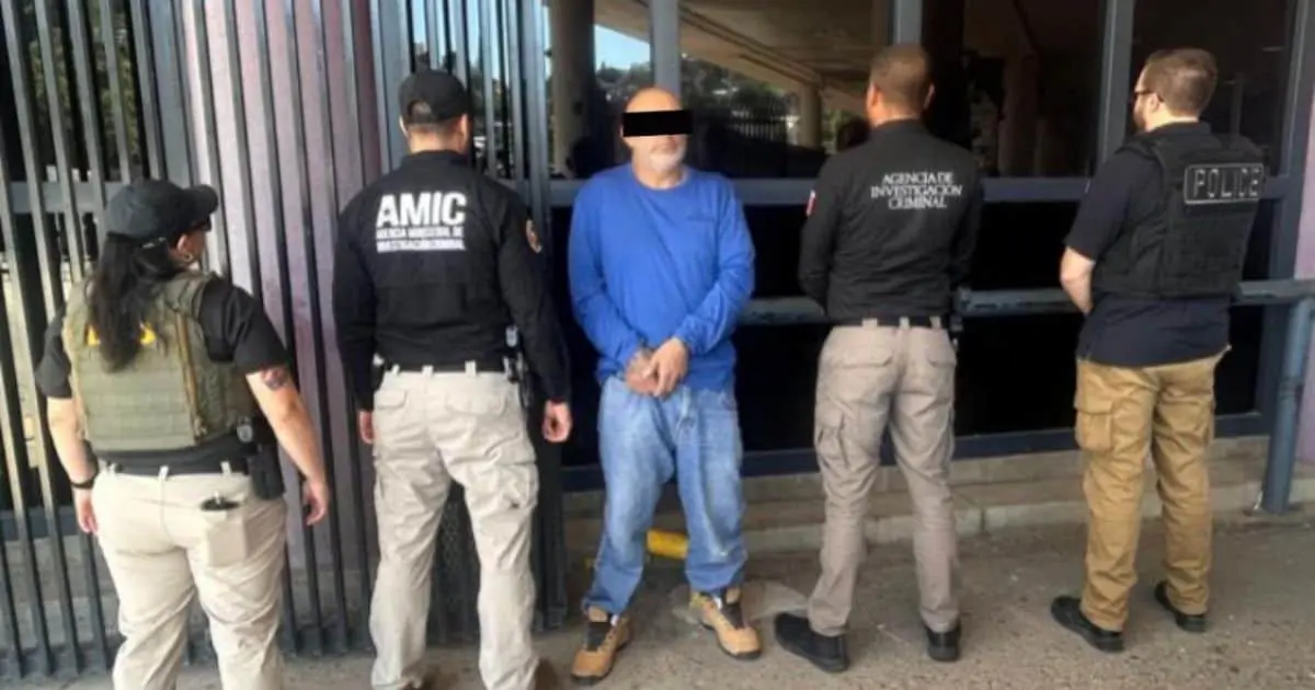 Capturan a fugitivo por homicidio en la CDMX tras ser deportado en Nogales