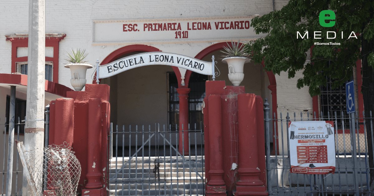 ¿Cuándo será rehabilitada la primaria Leona Vicario?