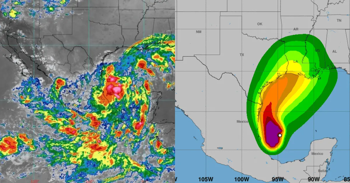 Alertan por tormenta tropical Francine; impactará México y Estados Unidos
