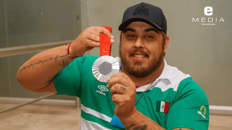Édgar Fuentes obtuvo la presea de plata en lanzamiento de jabalina. (Foto: Cristian Ruiz / EXPRESO)