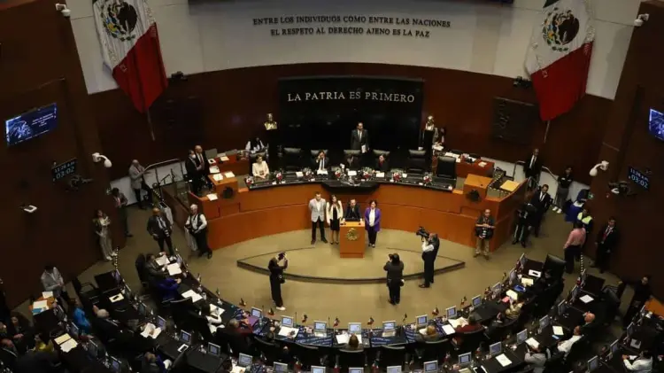 El Pleno del Senado dio primera lectura a la reforma judicial. (Agencia Reforma / EXPRESO)