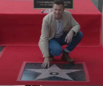 Ewan McGregor recibe su estrella en el Paseo de la Fama de Hollywood
