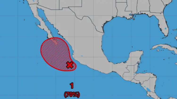 El pronóstico extendido de la Conagua anticipa efectos para Sonora este fin de semana. (Cortesía)