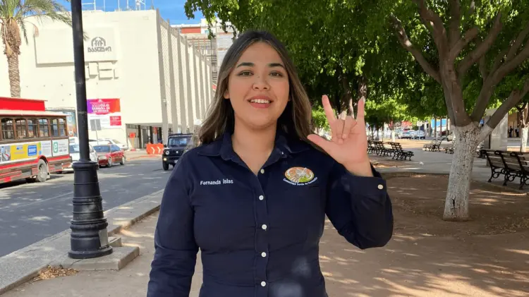 Fernanda trata de sensibilizar sobre la integración de personas con discapacidad. (Foto: Cortesía)