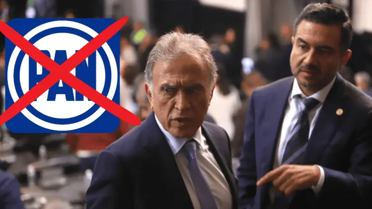 Yunes Márquez y Yunes Linares dejan la bancada del PAN en el Senado. (Foto: Agencia Reforma)