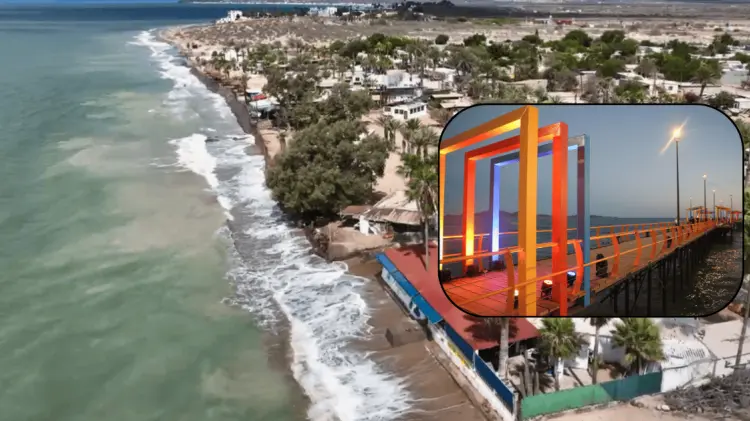 Este sábado se mantiene cerradas las playas de Bahía de Kino. (Foto: Especial/EXPRESO)