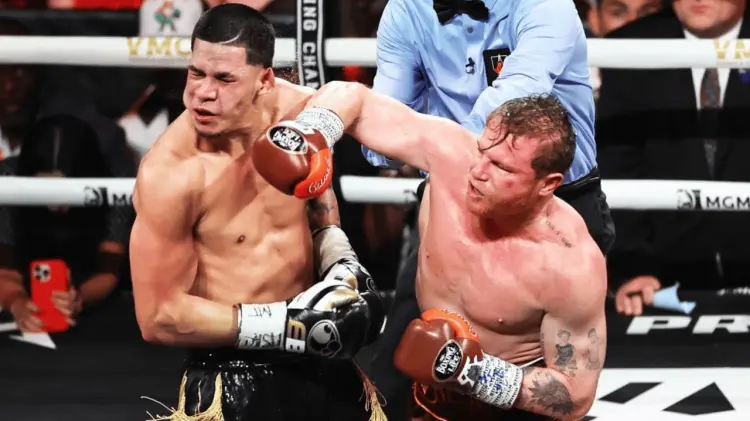 Edgar estuvo en la lona en dos ocasiones. (Especial / EXPRESO)