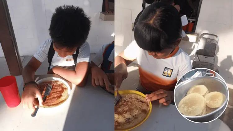 Brindan desayunos a los menores para que acudan a la escuela bien alimentados. (Especial / EXPRESO)