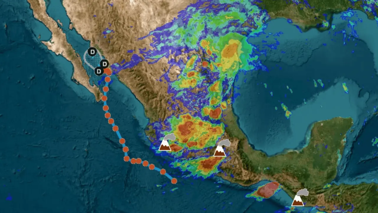 Ileana se debilita a depresión tropical y deja de representar riesgo