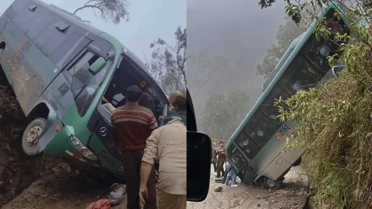 A través de redes sociales circulan imágenes del accidente ocurrido este lunes. (Foto: RR.SS)