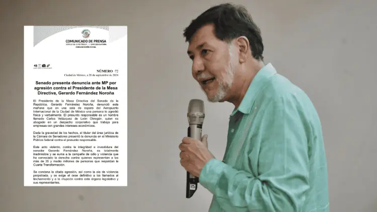 Gerardo Fernández Noroña habría sido agredido en la sala VIP de American Express. (Foto: Especial)