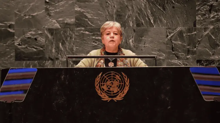 Alicia Bárcena, actual secretaria de Relaciones Exteriores. (Foto: X / @SRE_mx)