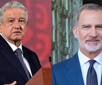 AMLO revela que Sheinbaum lo consultó para no invitar al rey de España