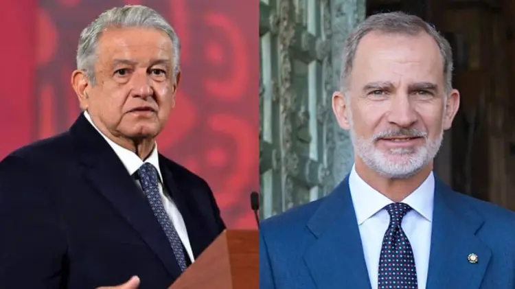 AMLO habló sobre la decisión de Claudia Sheinbaum de no invitar a Felipe IV. (Foto: Especial)