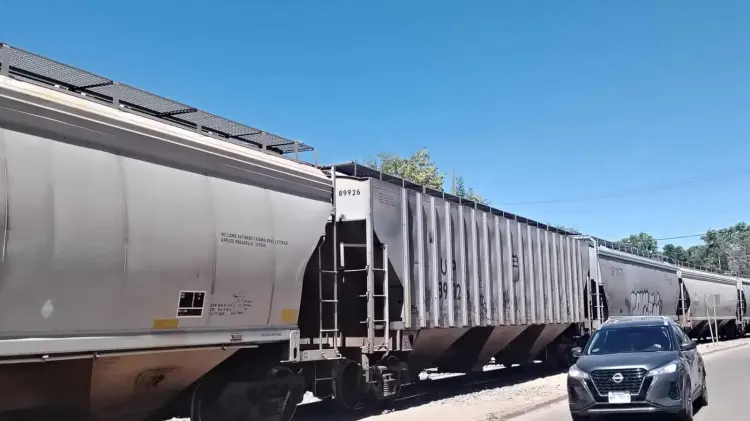 Las vías del tren se encuentran en proceso de reubicación.