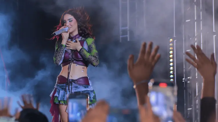 Kimberly Loaiza creó momentos inolvidables con sus fans. (Foto: Cristian Ruiz / EXPRESO)