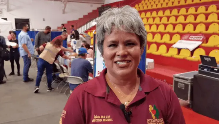 Luz María León Olvera, delegada regional del Bienestar.