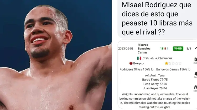 Misael Rodríguez no subió al ring a pelear con Omar Chávez el pasado sábado. (Foto: Especial)