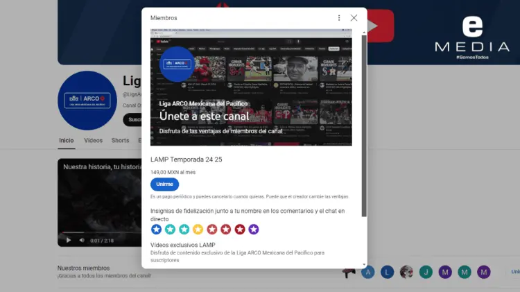 A través de una membresía de YouTube se podrá ver los juegos de la LMP. (Foto: Especial/EXPRESO)