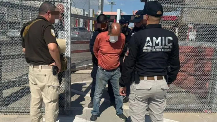 David Manuel N fue detenido por elementos de la AMIC en Sonora. (Foto: FGJE Sonora)