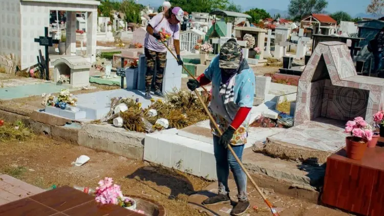 El cementerio Héroes Civiles de Guaymas y en San Fernando registran avances. (Foto: Especial/EXPRESO)