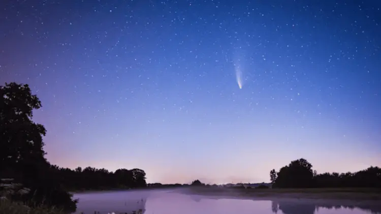 El cometa del siglo se puede apreciar este fin de semana. (Foto: Tomada de Redes/Ilustrativa)