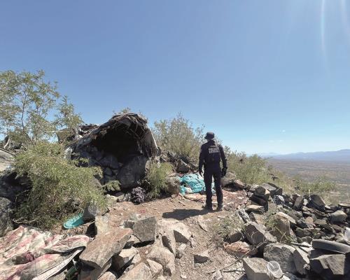 Destruyen puntos de observación clandestinos entre Sonora y Arizona