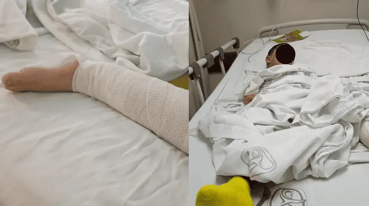 Alexander se encuentra internado en el Hospital Infantil. (Fotos: Especial/EXPRESO)