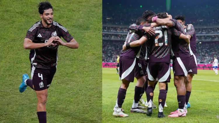 Raúl Jiménez anotó el primer gol del encuentro. (Fotos: @miseleccionmx)