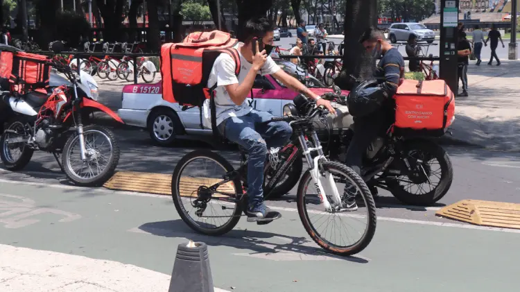 Repartidores de Didi. (Foto: Especial / EXPRESO)
