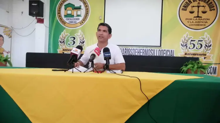 Ignacio Peinado Luna, dirigente de la Unión de Usuarios de Hermosillo.