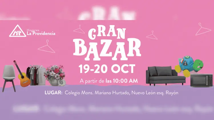 El bazar se realizará este fin de semana. (Foto: Tomada de redes)